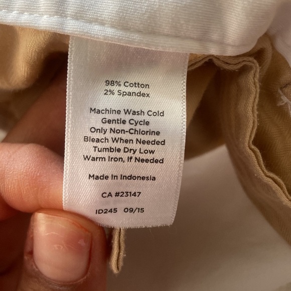 Talbots The Perfect Crop White Pant - Picture 7 of 7